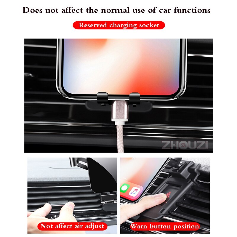 Car Mobile Phone Holder Mounts Stand GPS Navigation Bracket For Mercedes Benz W447 VITO Car Accessories