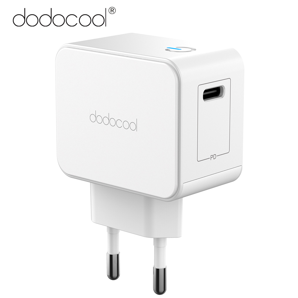 Dodocool 18w typ-c ladegerät netzteil schnellladefunktion 3.0 für samsung galaxy ipad iphone x xs ipad pro typ c usb-c pd ladegerät