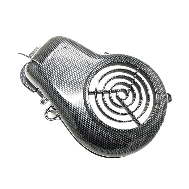 Cubierta de ventilador de fibra de carbono para motocicleta, imitación de fibra de carbono para YAMAHA JOG ZR 3YK 3KJ VINO 5AU 4JP aprio
