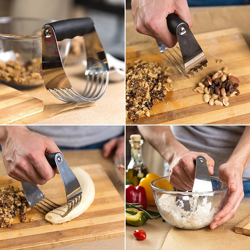 Kringle kutter sett deig blender og kjeks kuttere - perfekt som en pai skorpe kuttere eller smør skiver