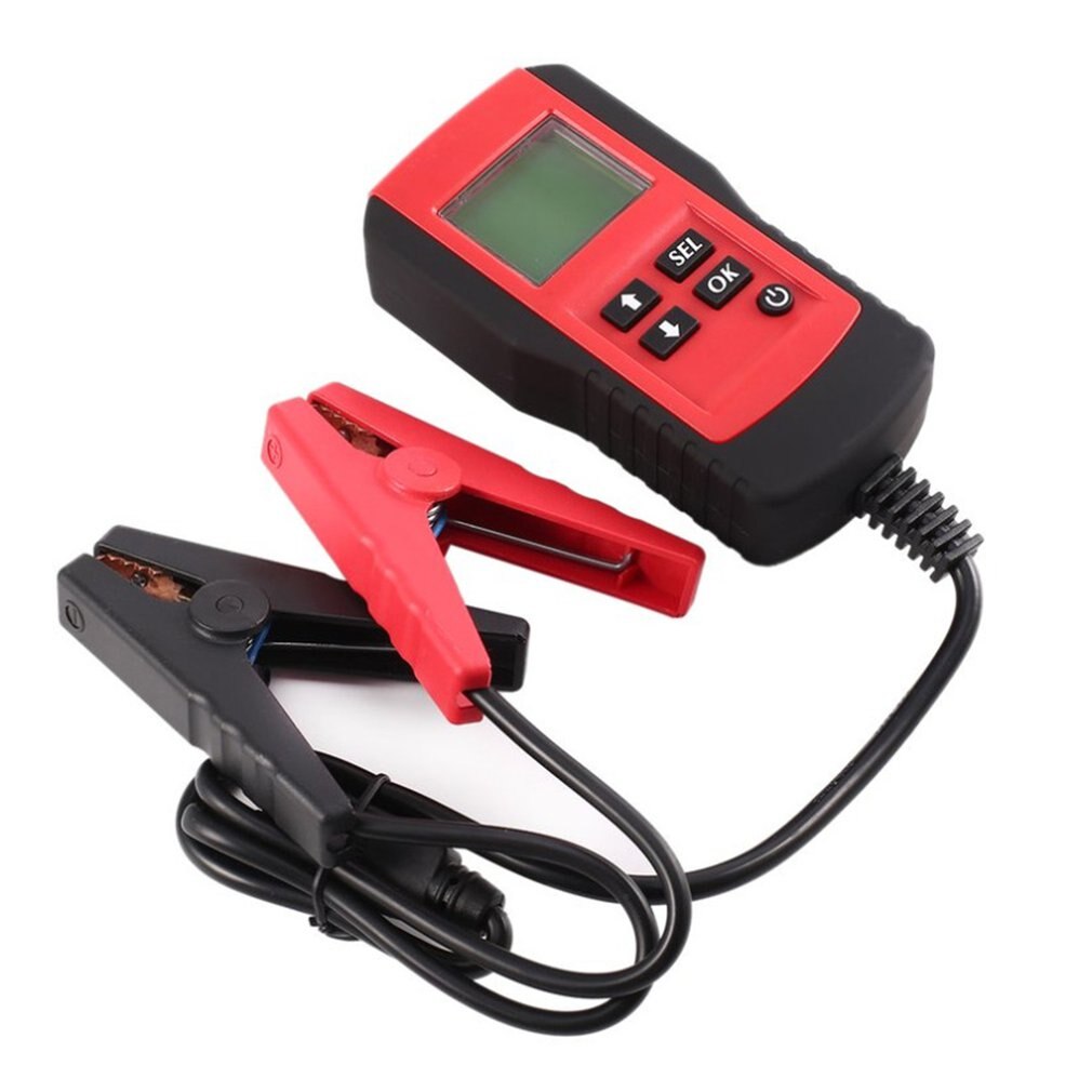 Car Battery Tester Vehicle Car LCD Digital Battery Test Analyzer Auto System Analyzer Voltage CCA Test Diagnostic Tool