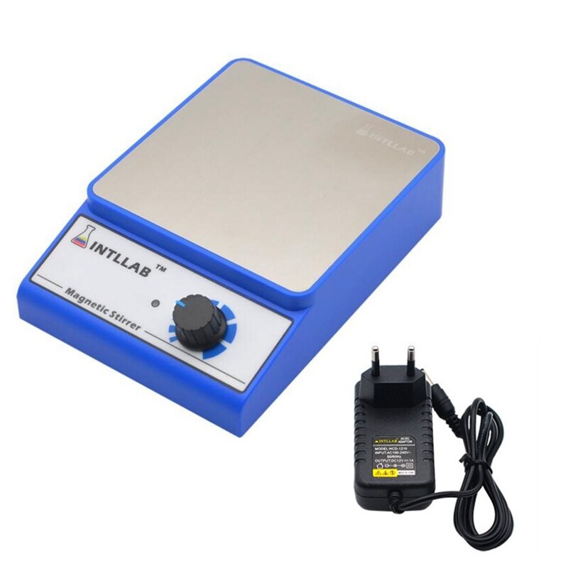 INTLLAB Magnetic Stirrer Stainless Steel Magnetic Mixer With Stir Bar (No Heating) Max Stirring Capacity: 3000Ml: Light Green