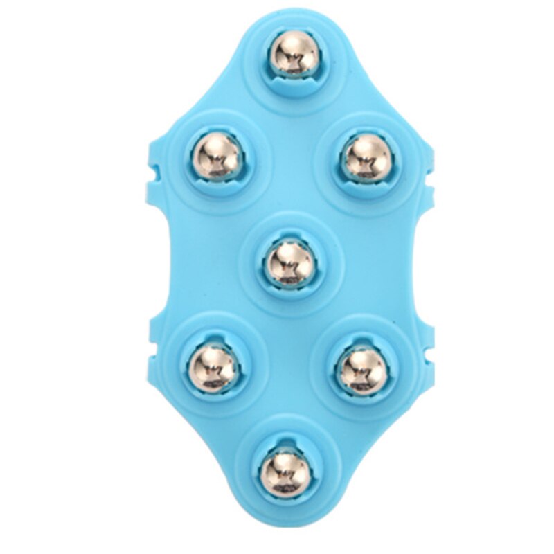 Hand Held Massager Tools Roller Ball Massager Full Body Massage Tool for Muscle Neck Joint PR: Blue Steel Ball