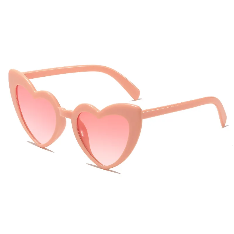 Lunettes de soleil en forme de cœur pour enterrement de vie de jeune fille, décor de mariage, réception nuptiale, fournitures de poule, lunettes pour future mariée et demoiselle d'honneur: Black / Clair