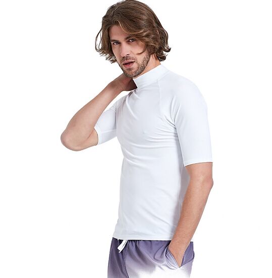 SBART snorkelen zonnebrandcrème duiken mannen zwemmen volwassen split T-shirt betaalbare surfen pak: M