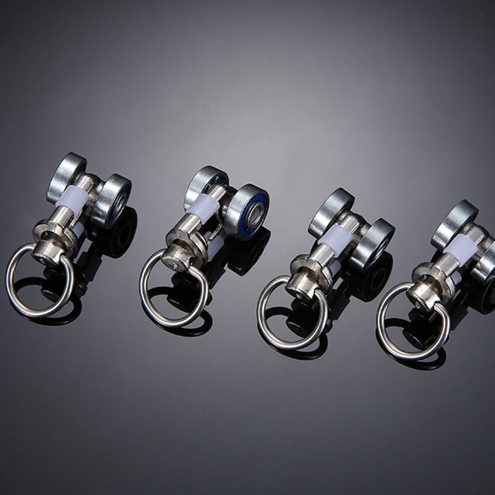 10pcs Curtain Track Curtain Pulley Glider Silent Hook Curtain Track Sliding Wheel Bearing Roller HardwareAccessory