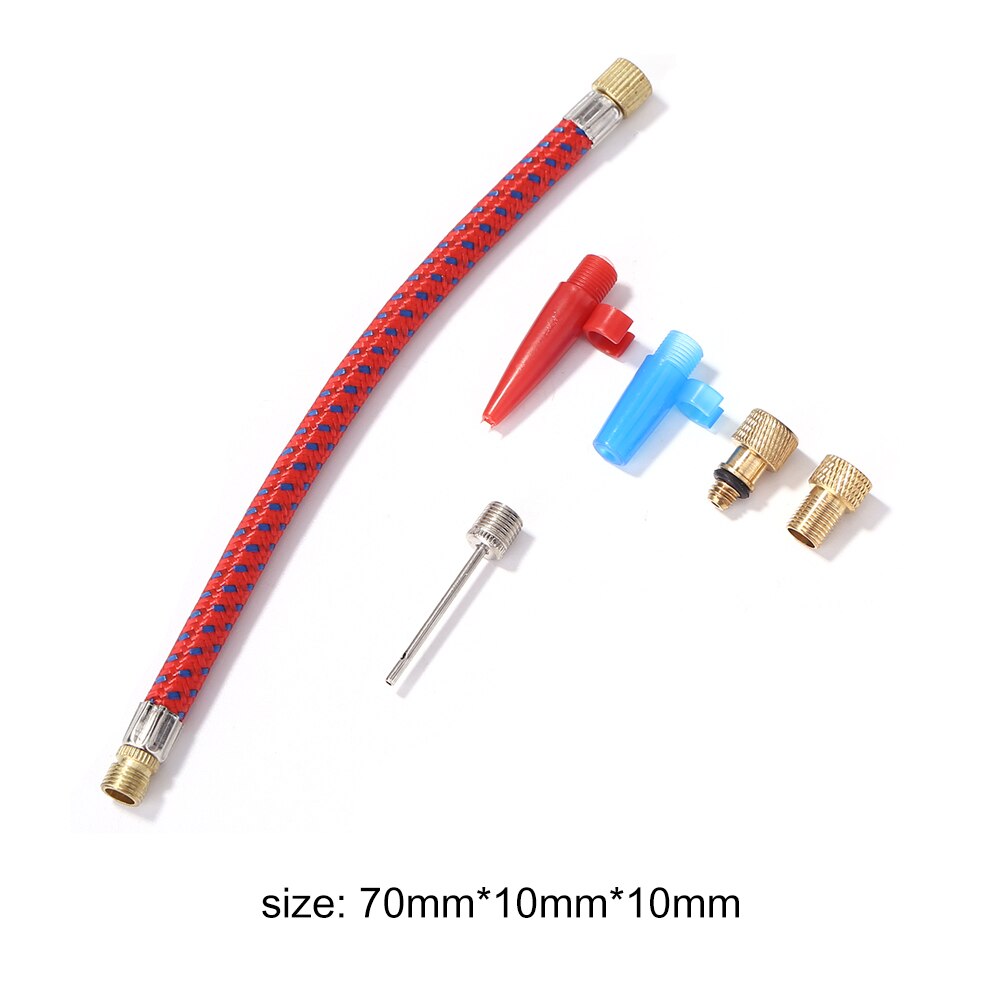 6 Pcs Bike MTB Wheel Inflatable Hose Needle Adapter Basketball Valve Connector Pump Bicycle Tool Aguja manguera inflable rueda