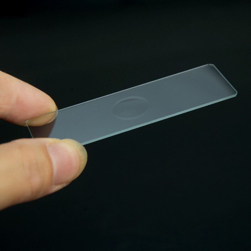 5pcs Blank Microscope Glass Slides Reusable Laboratorial Single Concave Cavity Slide 7103 Lab Consumables for Liquid Specimen