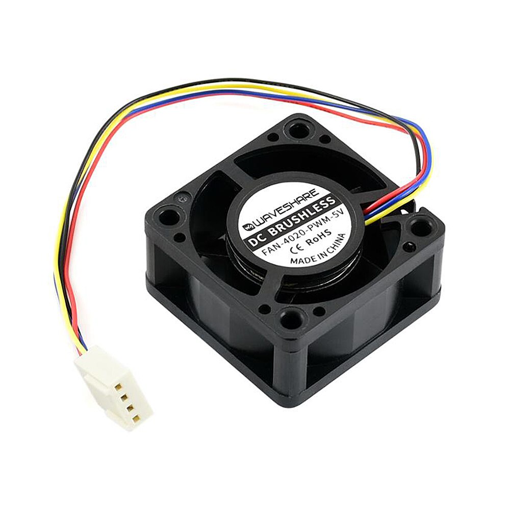 Jetson Nano Cooling Fan 5V, 4PIN Reverse-proof,PWM Speed Adjustment, Strong Cooling Air