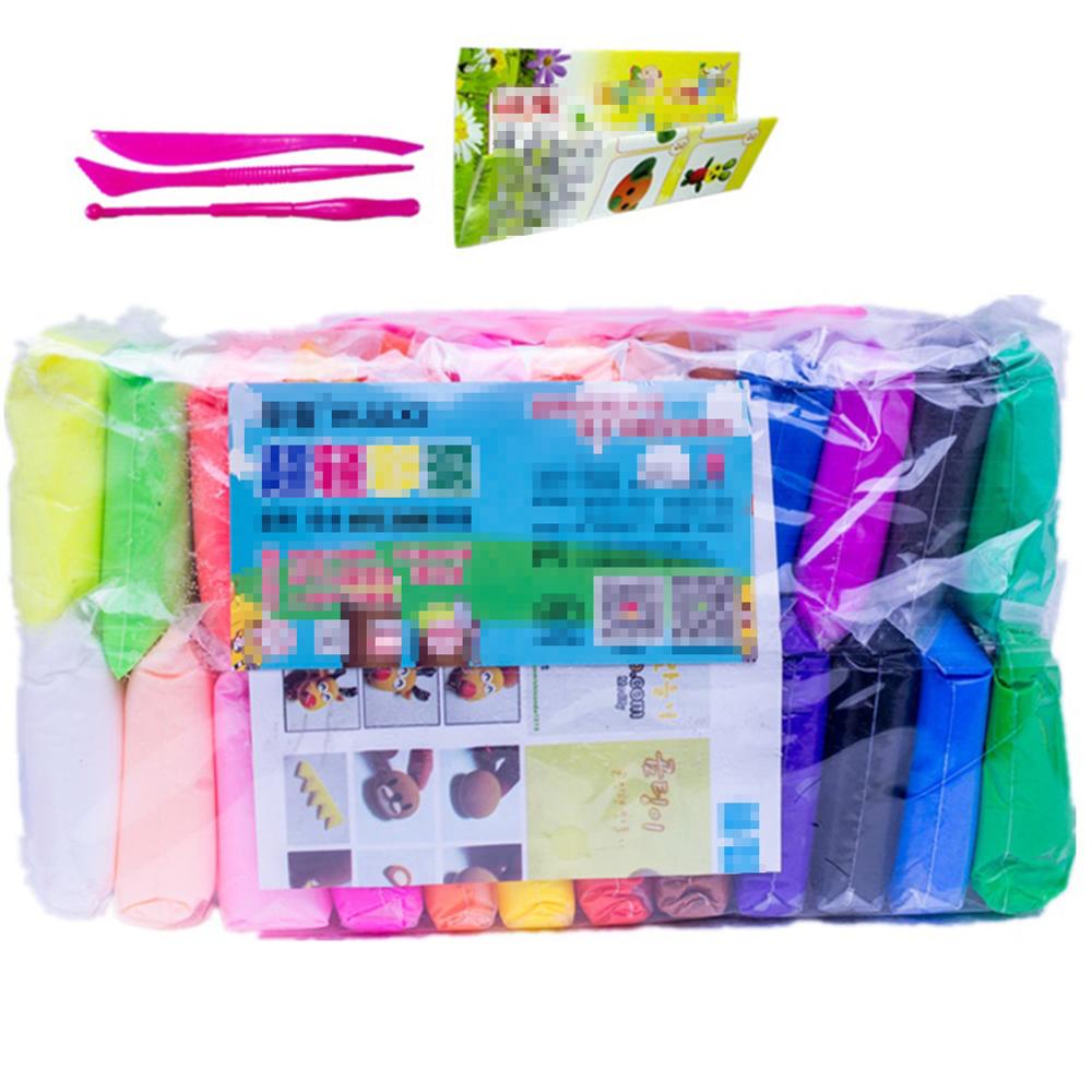 12/24/36 Colors Air Dry Clay Super Light safe no-smell DIY Clay for Model Air Dry Clay Fun Art DIY Crafts for Kids