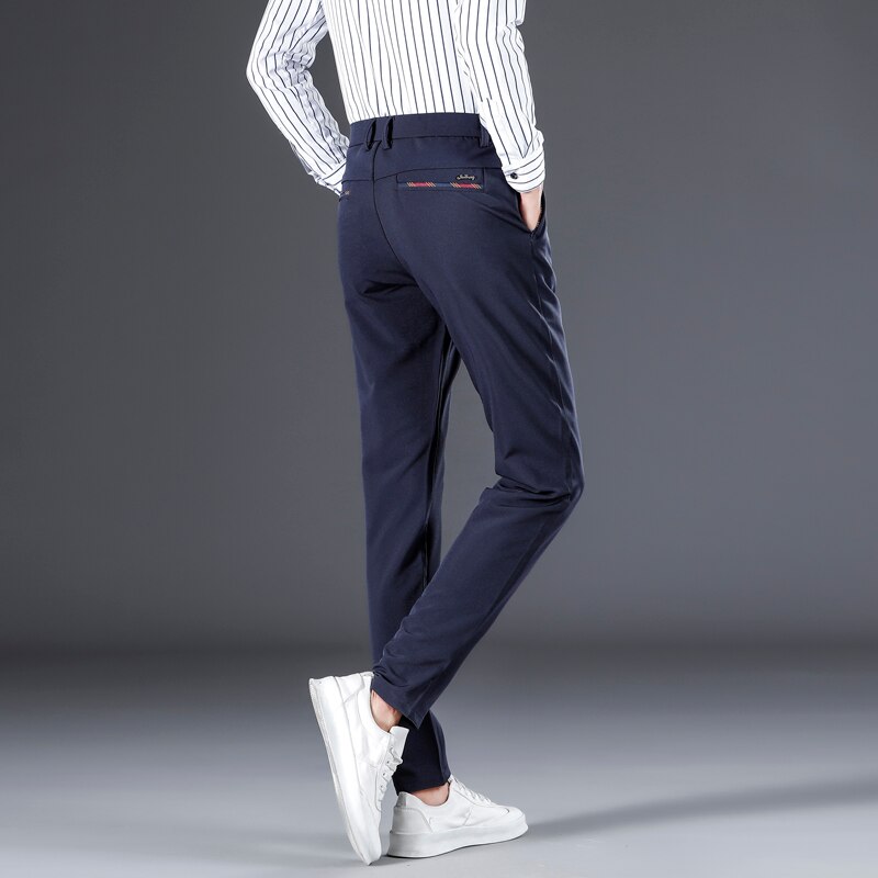 Knappe formele broeken veelzijdige herenbroeken zakelijke broeken in de herfst