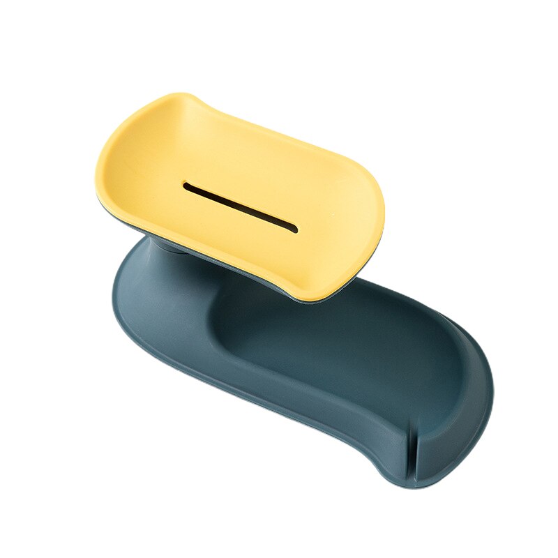 Dubbele Lagen Zeepkist Duurzaam Roterende Zeepkist Zeepbakje Zeep Rack Zeep Gerechten Multifunctionele Badkamer Producten