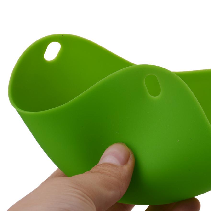 Silicone Cooking Kitchen Egg Poachers Fried Circle Silicon Microwave Gadget Levert dig426