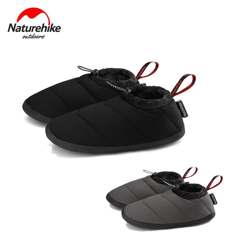 Naturehike Thicken Warm Shoes Outdoor Non-slip Snow Boots Camping Shoes Tent Sleeping Socks Men Women Winter Indoor Slippers