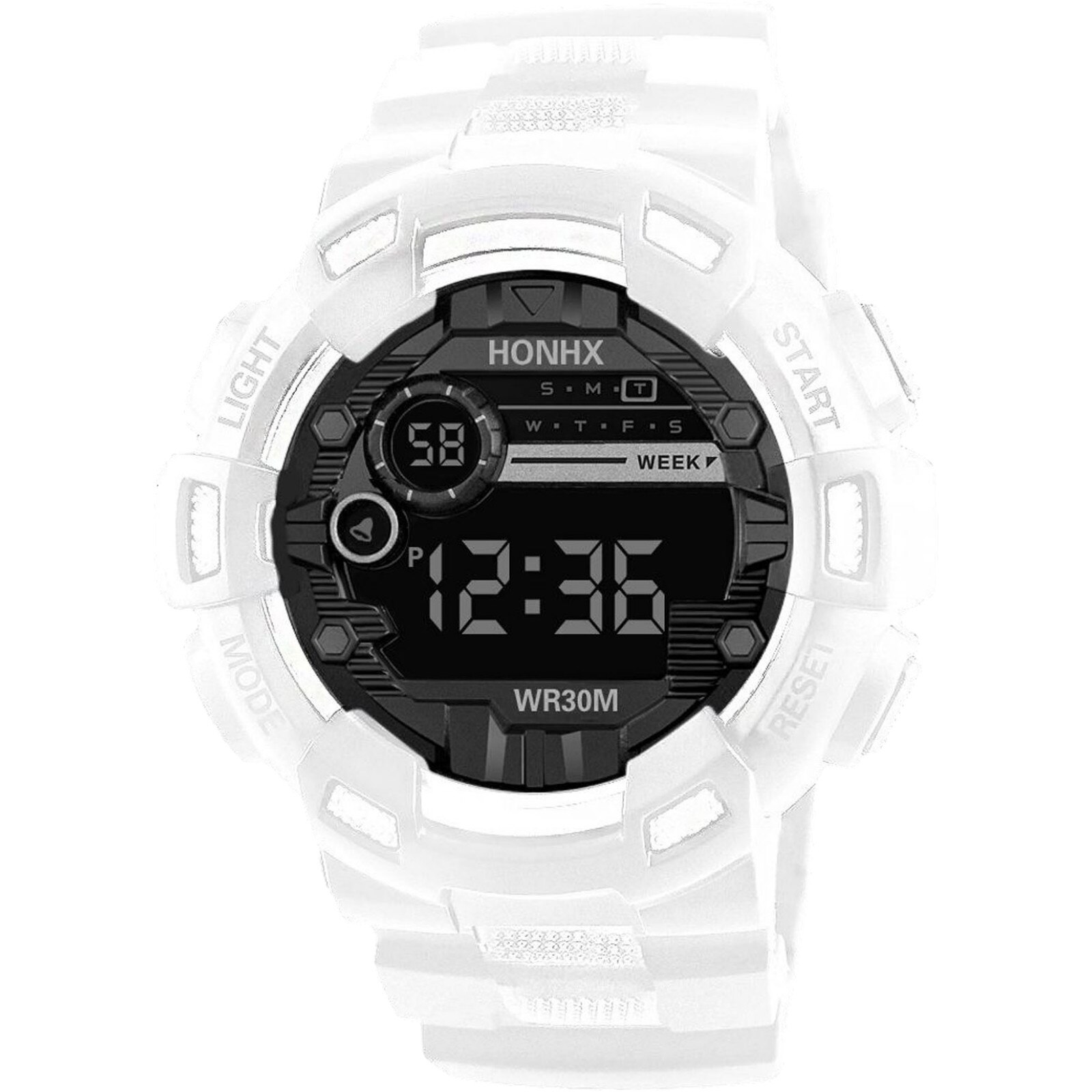 reloj hombre Mens Watch Water resistant Sport watch Digital wrist Stopwatches for male relogio masculino Watch: 1pcs5