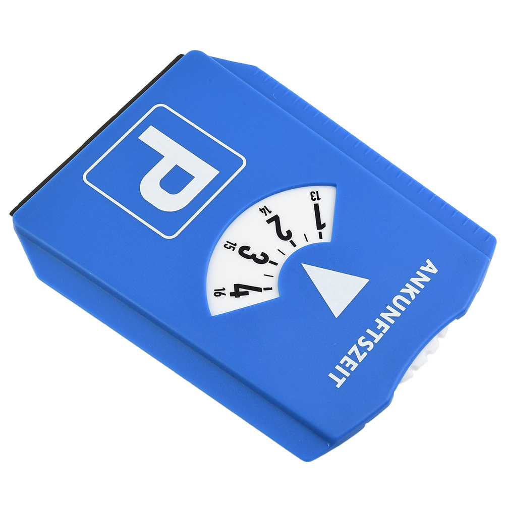 1*Parking Timer Run Stop Switch Parking Disc Parking Meter Running Battery ABS Blue Operated Electronic Practical To Use