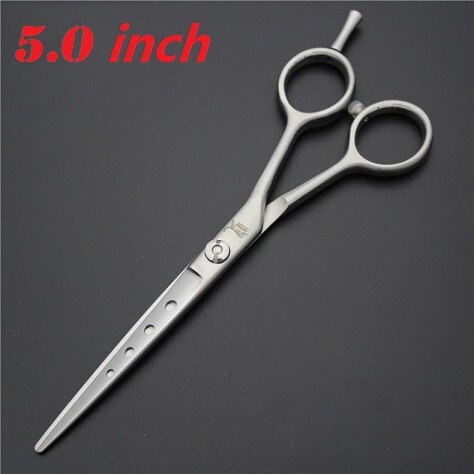 Hair Scissors 5.0&amp;5.5&amp;6.0&amp;6.5 Inch Hairdressing Scissors Cutting Thinning Set Barber shears: 5.0 INCH Cutting-06