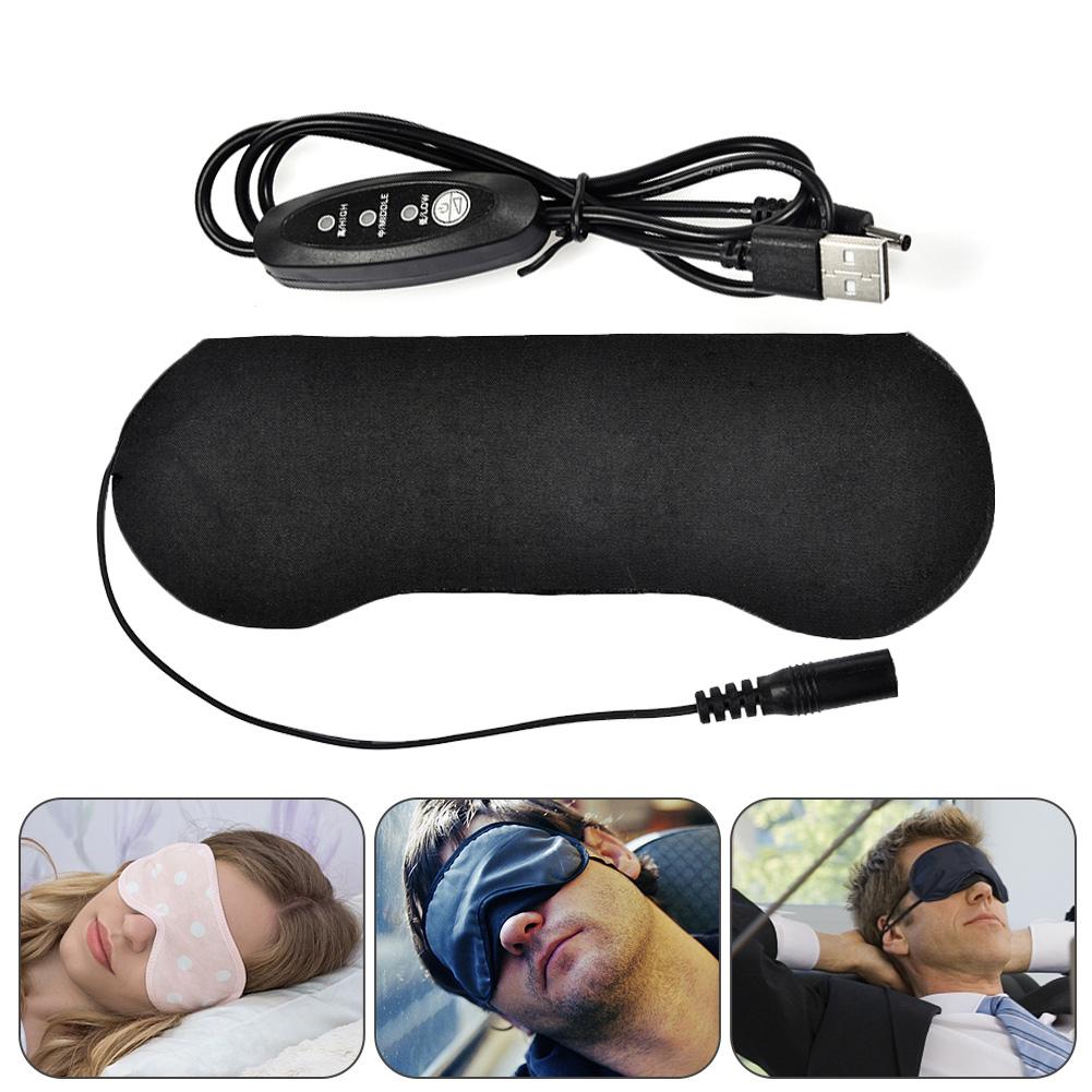 Usb Verwarming Stoom Slaapmasker Oogmasker Anti Dark Circle Eye Patch Eye Massager Vermoeidheid Relief Slaap Reizen Oog Schaduw Masker timing