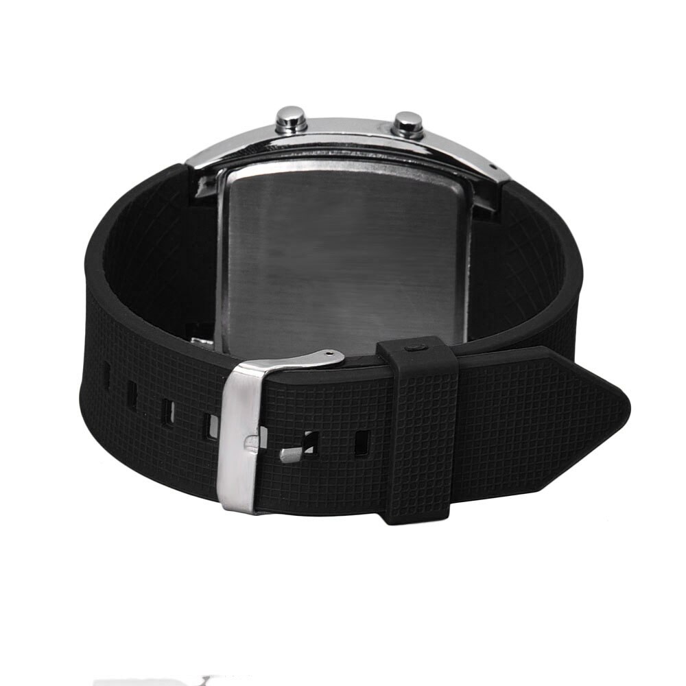 Digital Wristwatches Aviation Turbo Dial Flash LED Watch For Mens Women Sports Watches Car Meter Digital Watch