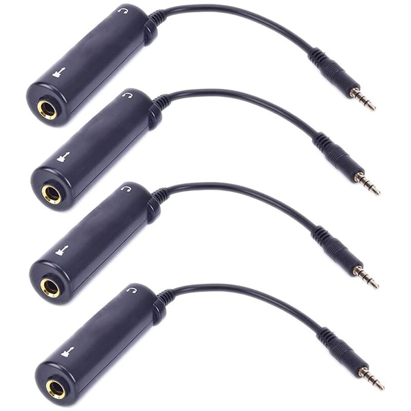 4Pcs Guitar Audio Interface Cable AMP Amplifier Effects Pedal Adapter Tuner System Convertor for iPhone iPad IPod: Default Title