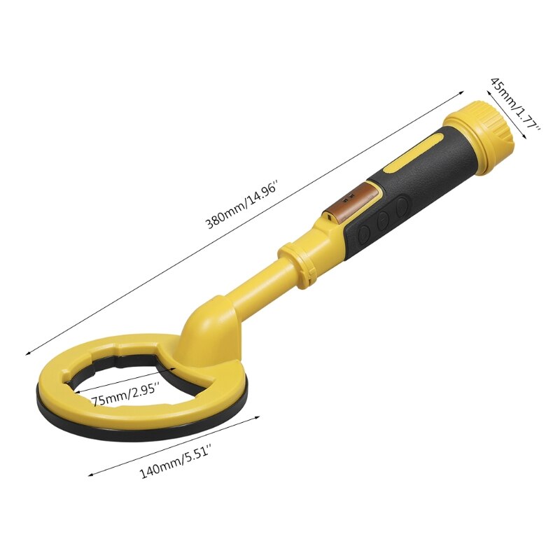 2 In 1 Underwater Detector Pinpointer Handheld Underwater Pulse Dive Metal Detector Detector Grade Audio Vibrations LED Alerts