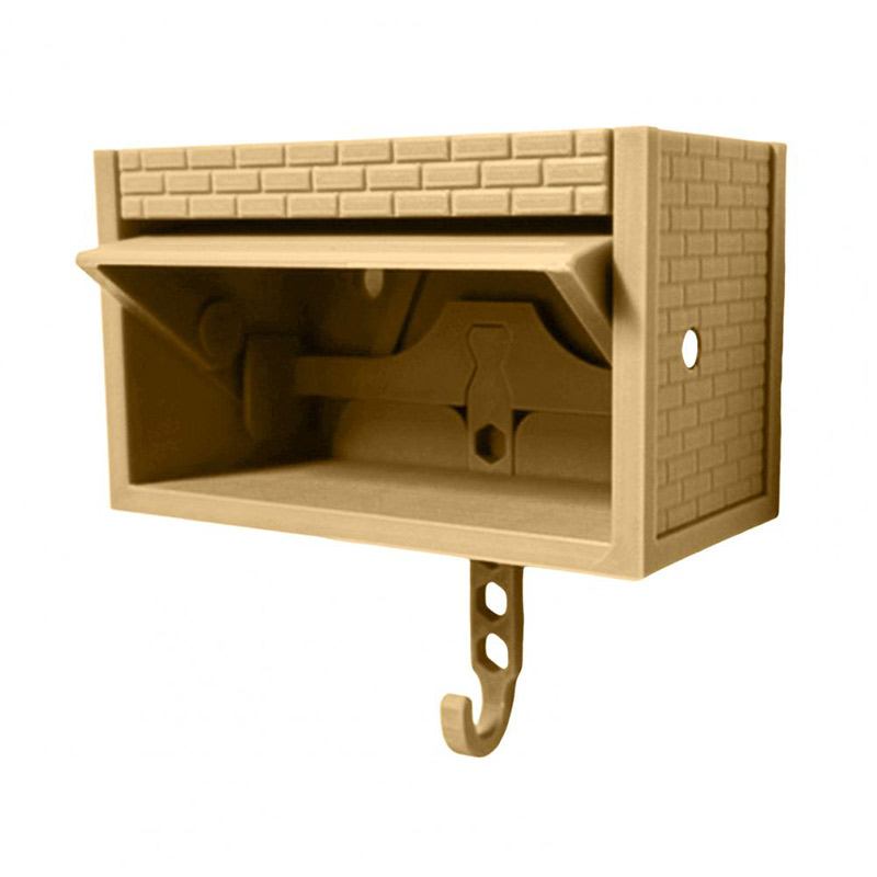 Fun Toy Key Storage Box Room Wall Decoration Garage Key Storage Rack With Door Opening Garage Key Hook Keychain: Dark Orange