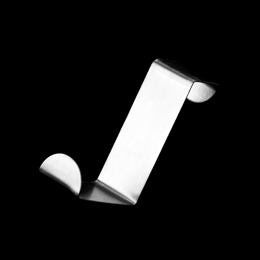 Gancho de almacenamiento de acero inoxidable para el hogar, colgador de 2 piezas para ducha sobre la puerta, para baño, cocina