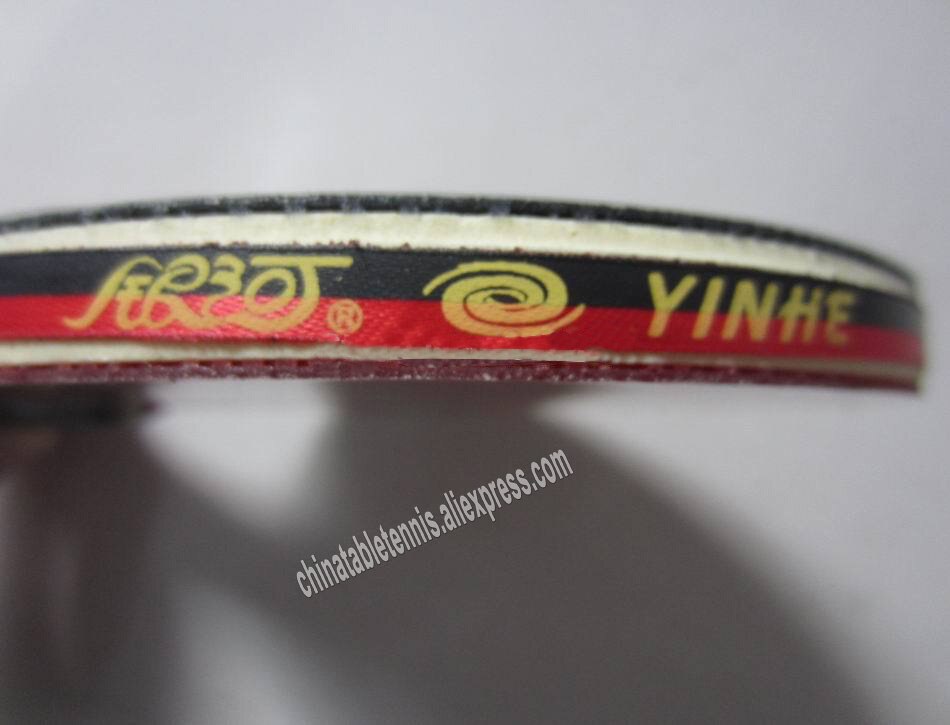 Raquette de Tennis de Table authentique Galaxy Yinhe 01B 01D, raquettes finies, boutons dans la raquette de sport, raquette de Ping-Pong