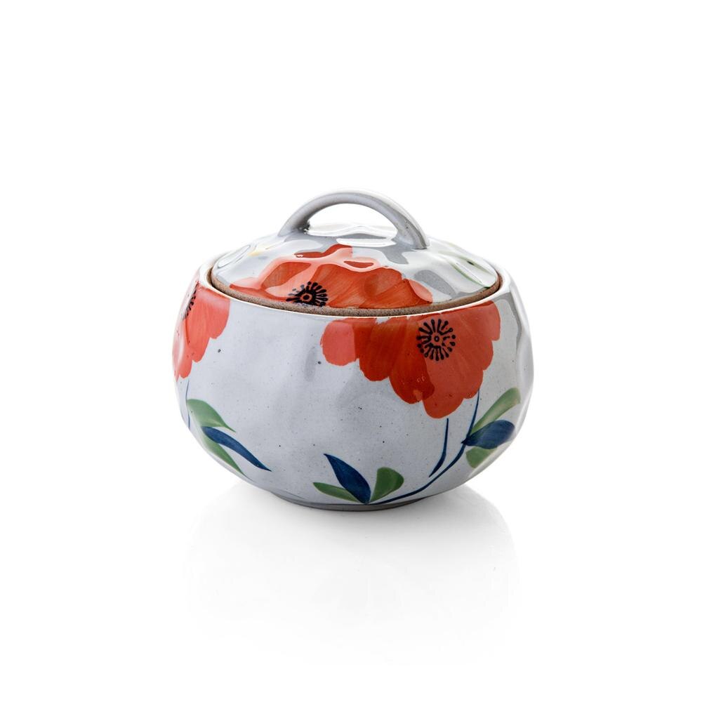 Utensilios de cocina de cerámica olla de sopa de cocina de alta temperatura de la olla guiso Mini cazuela de cerámica huevo leche sartén cocina ollas de vapor: A