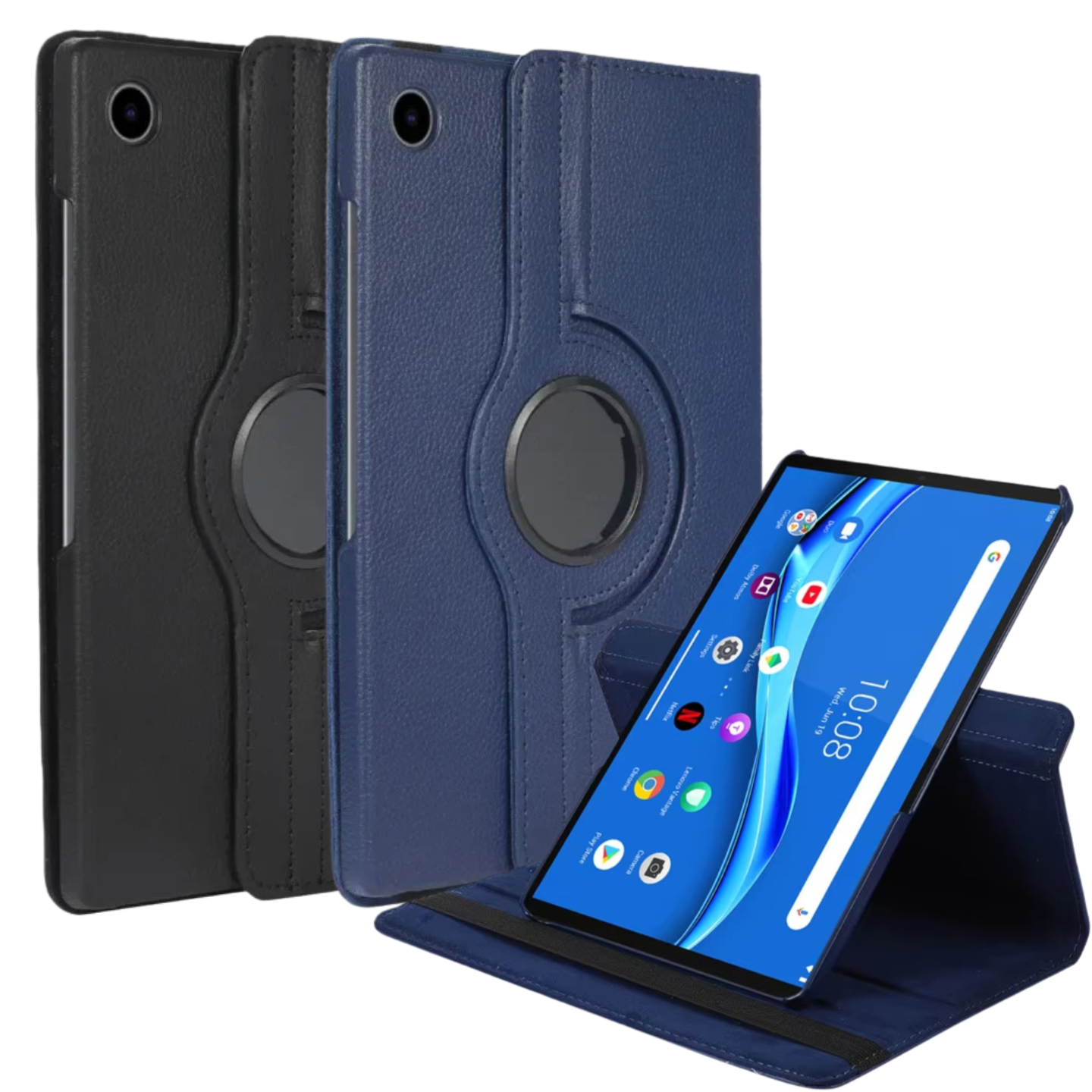 Custodia per Samsung Galaxy Tab A11 2025 8.7 SM-X133, SM-X135 per Samsung Tab A9 8.7 SM-X110, SM-X115 360 Custodia per tablet con supporto girevole