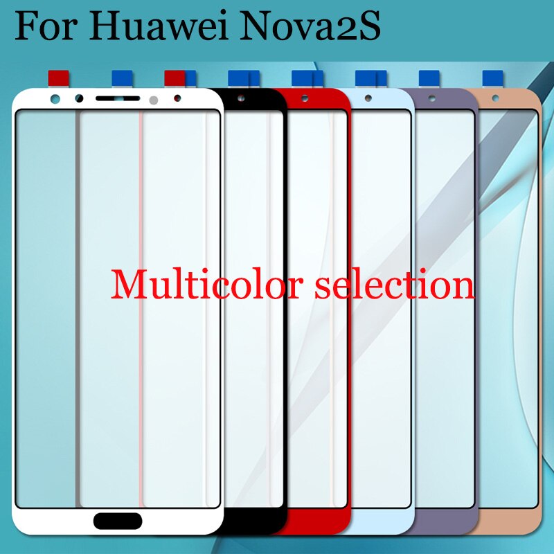 EEN + Voor Huawei Nova 2 s TouchScreen Digitizer Voor Huawei Nova2s Touch Screen Glas panel Zonder Flex Kabel