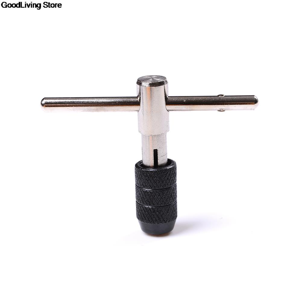 ZLinKJ 1PCS T Type Machine Hand Tap Wrench Screw Thread Taps Reamer M3-M6 Screw Tap Holder Hand Tool