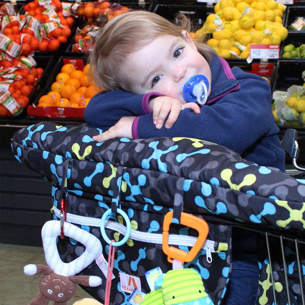 Gedrukt Baby Kinderen Supermarkt Winkelwagen Eetkamerstoel Kussen Beveiliging Reizen Draagbare Kussen Voor Kinderen