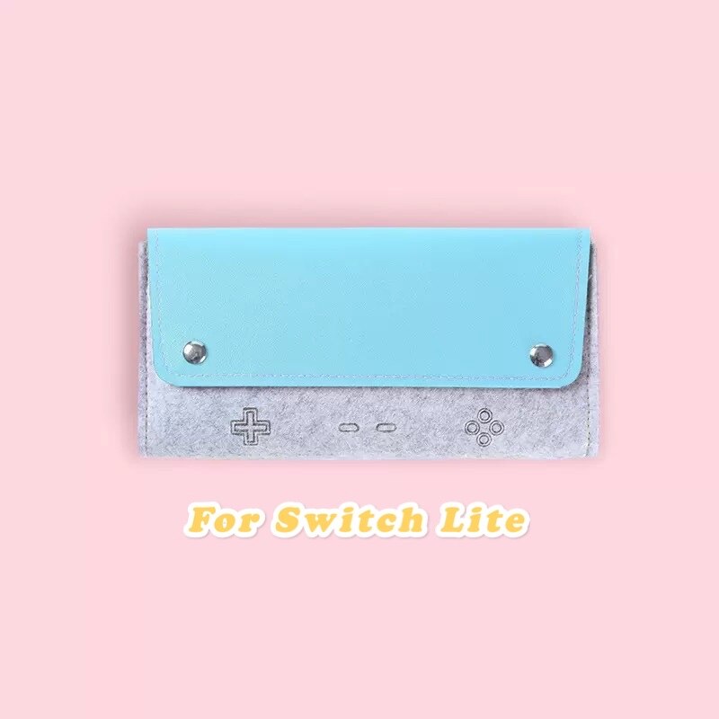 Protective Shell For Switch lite Portable Cute Pouch Travel Carrying Case NS Console Bag Switch Joy-Con &amp; Accessories: BLUE(Lite)