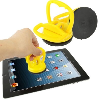 Super Zuig Tablet Pc/Notebook Gesloopt Screen Sucker Tool Voor Ipad 4/Ipad Mini 1 / 2/3 Ipad/Ipad/Imac,: YELLOW