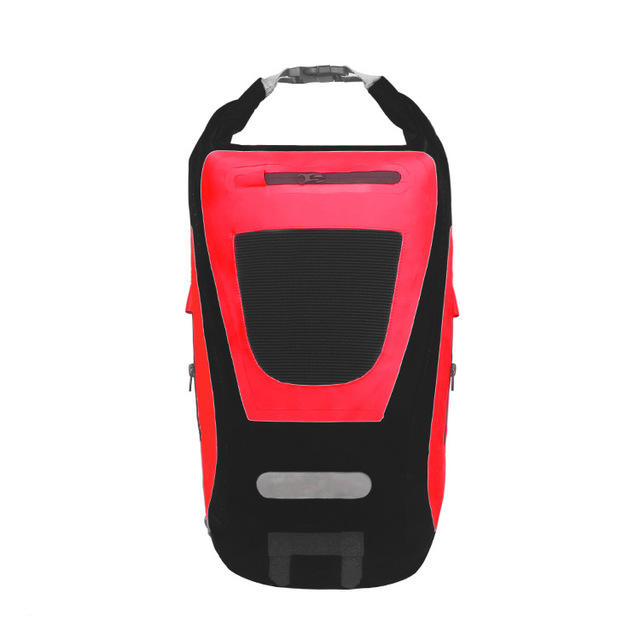 PVC 25L Waterproof Dry Bag Cycling Storage Duffle Dry Sack Backpack Outdoor Travel River Rafting Kayak Boat Dry Pack: Red