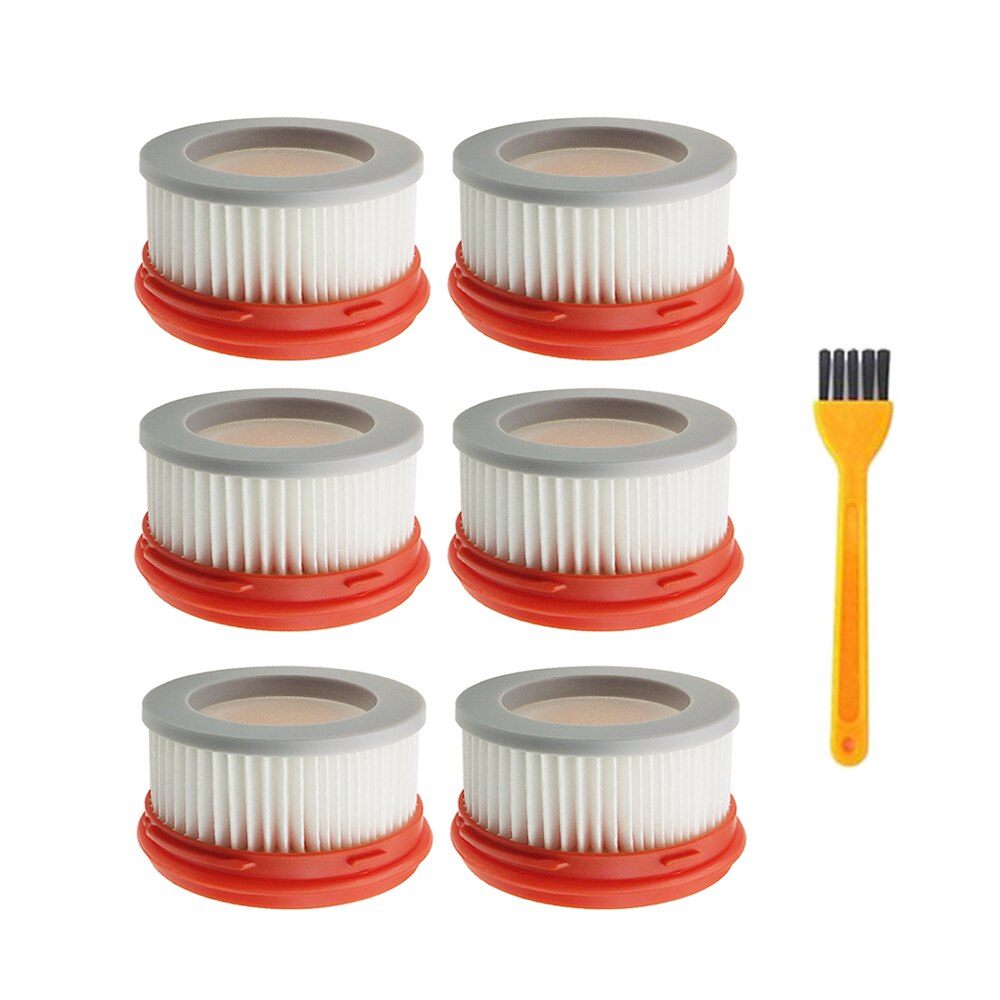 HEPA-Filter Für Xiaomi Dreame V8 V9 V9B V9P XR V10 V11 Haushalt Drahtlose Staubsauger Zubehör Rolle Pinsel: dunkel Grau