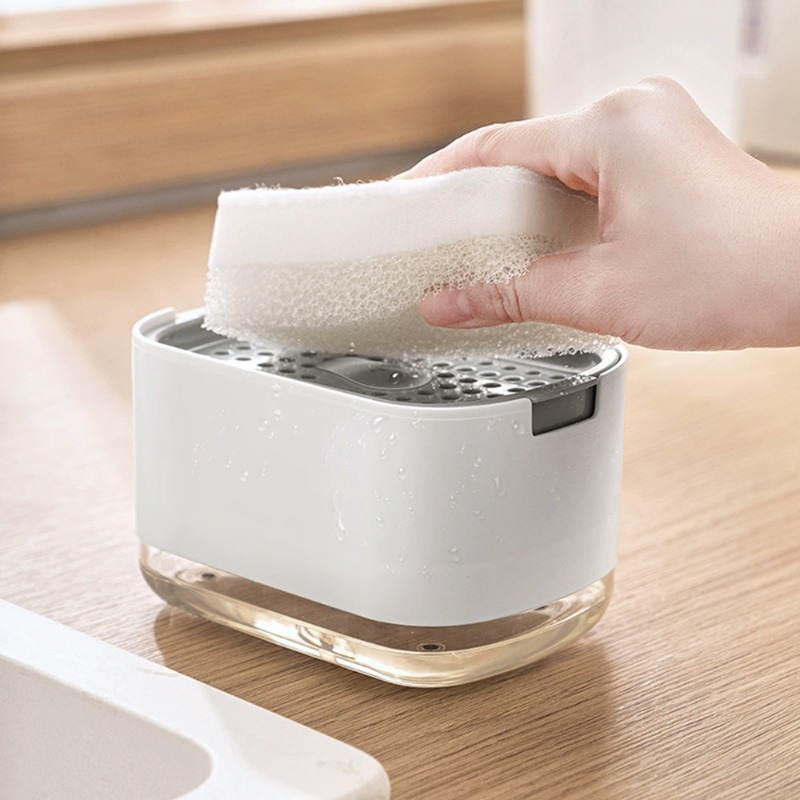 Liquid soap dispensers kitchen detergent large capacity soap dishes dispenser kitchens accessories sink dish foam fixture home
