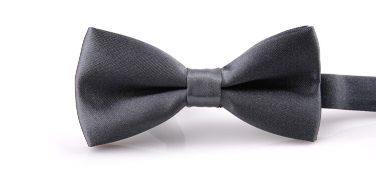 Small Bowties for Children Kids Boys Bow Tie Party Butterfly: Dark Grey