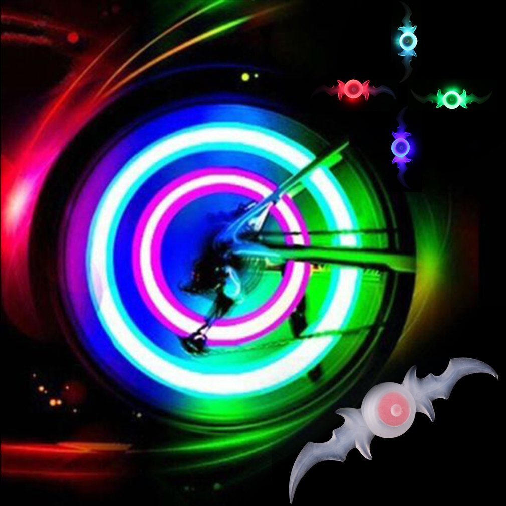 1PC Awesome Decorative light Cycling Bicycle Bike Wheel Tire Wire Tyre Bright LED Light Flash Lamp For car, motorcycle and bike