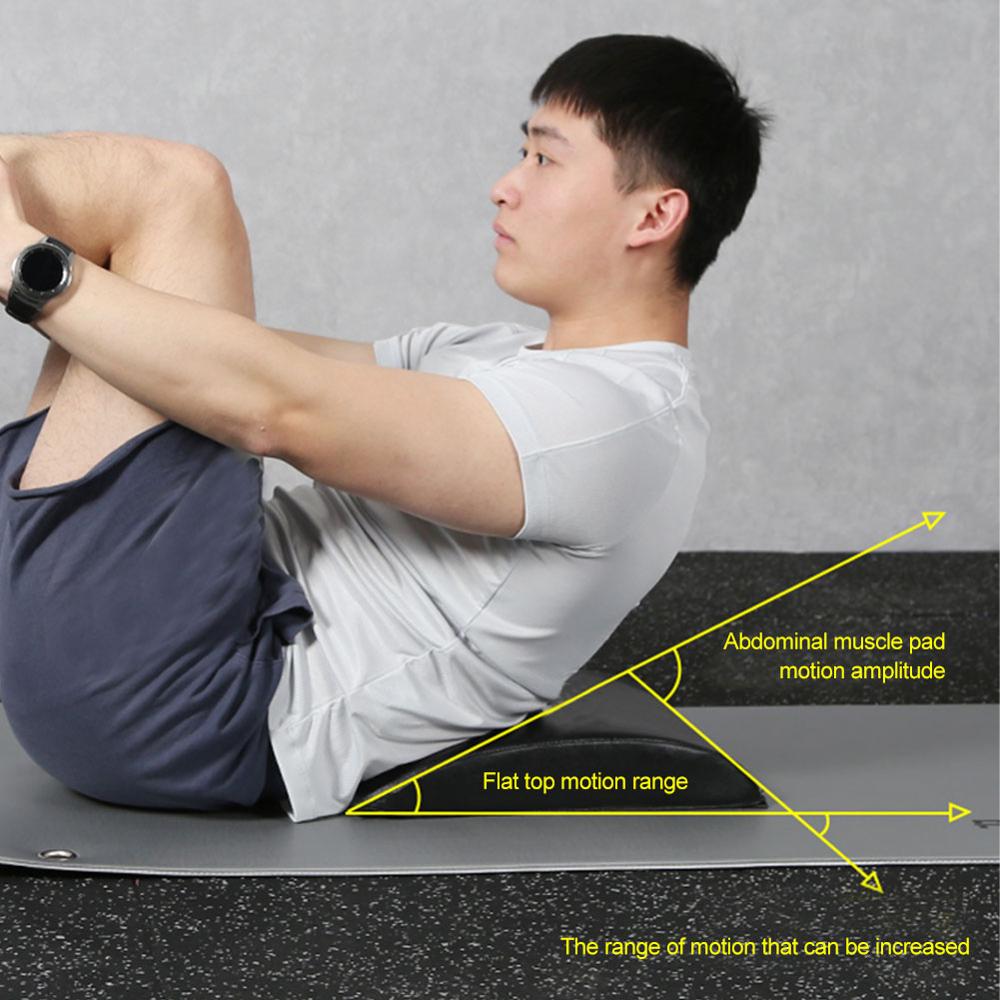AB Mat Sit-Up Benches-Abdominal Exercise Core Trainer Mat Belly Motion Workouts GYM Comfortable Back Support Fitness Equipment