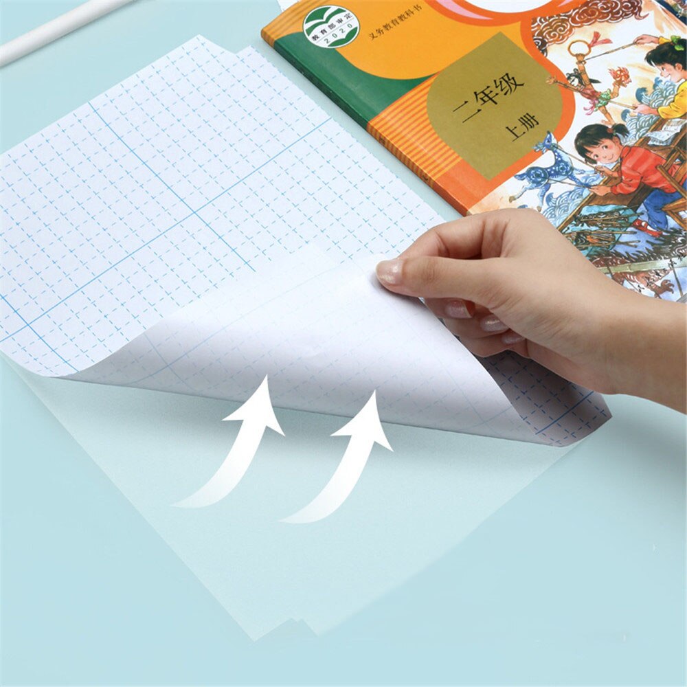 10 Vellen Waterdichte Antislip Boek Case Zelfklevende Boek Cover A4 A5 B5 Wrapping Films Notebook Covers planner Protector