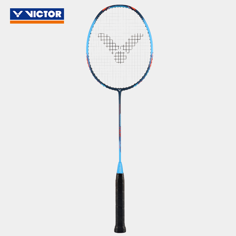 Original Victor Badminton Racket Single-shot Offensive Class All-carbon Lightweight Badminton Racket TK-HMR