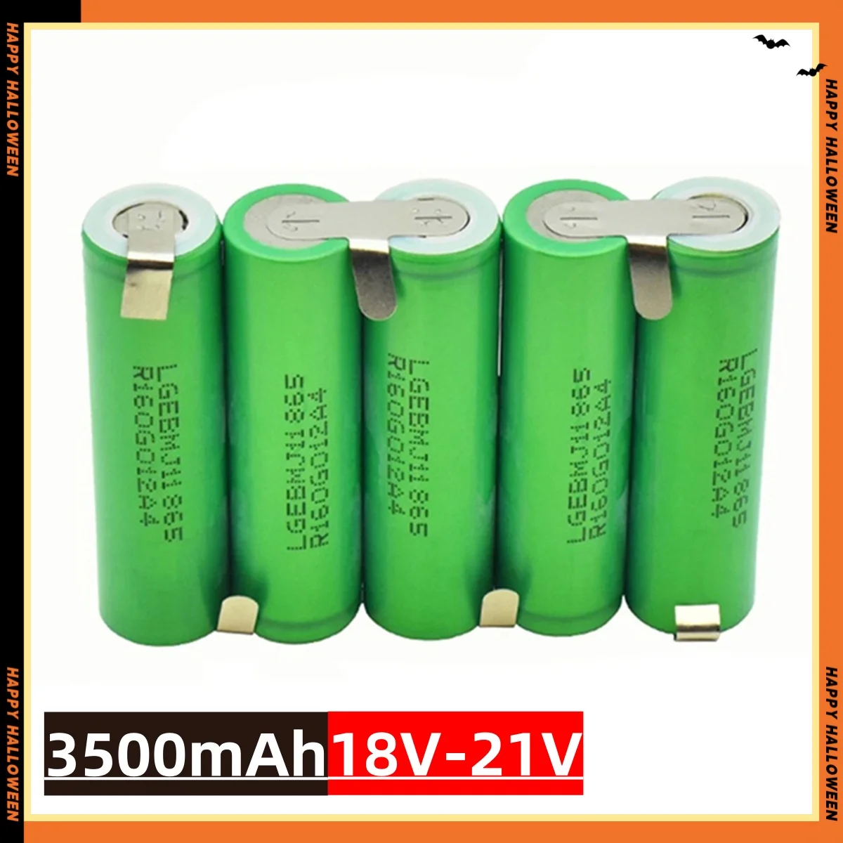 18650MJ1 Li-ion battery 2s1p 1s3p 3s2p 4s2p 5s2p 18650 power pack 3500 MAh 18 V screwdriver 18650 recharable battery: WHITE