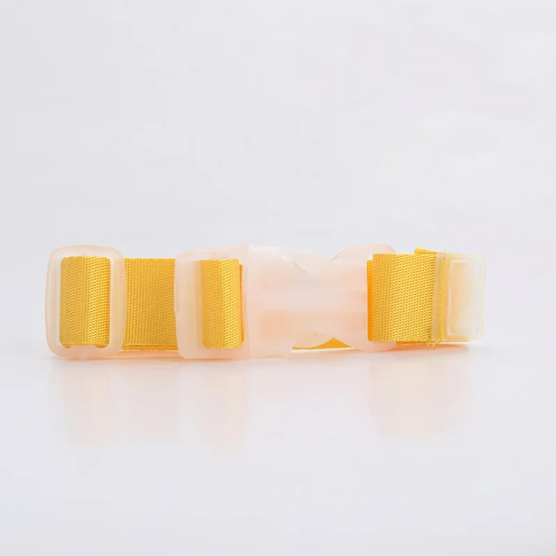 1PC 27x2.5cm Verstelbare Nylon Bagageriemen Reizen Accessoires Opknoping Gesp Bandjes Koffer Tas Bandjes Riem slot Haken: YELLOW
