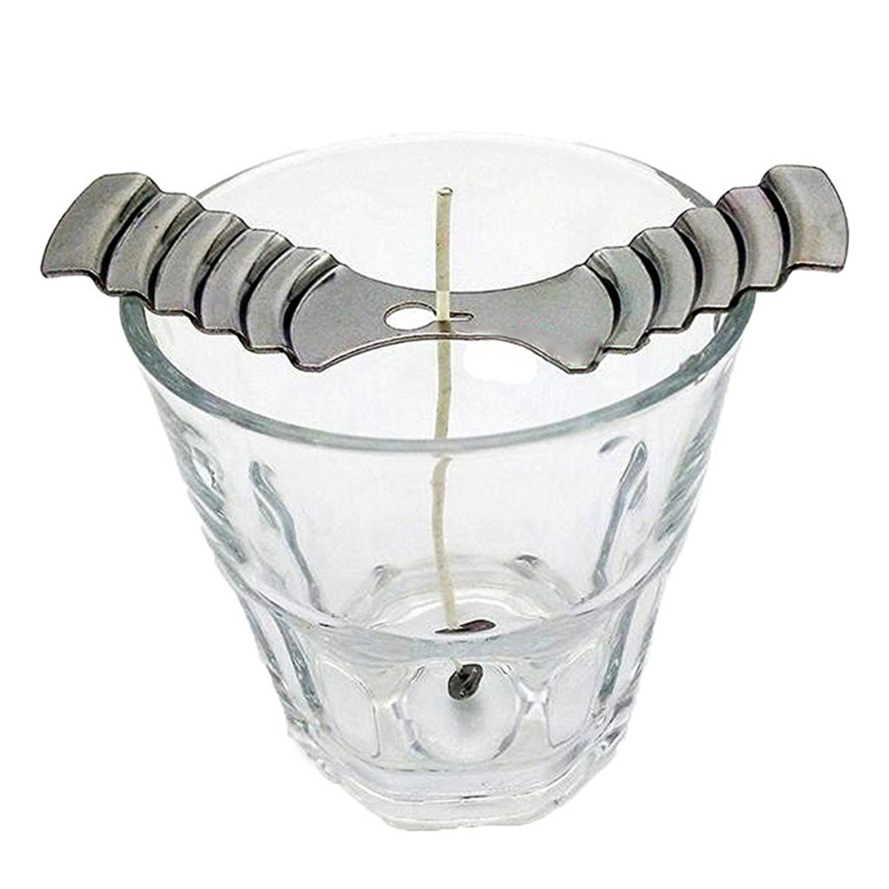 12 Pcs Candle Wick Centering Device Metal Candle Wick Holder for Candle Making