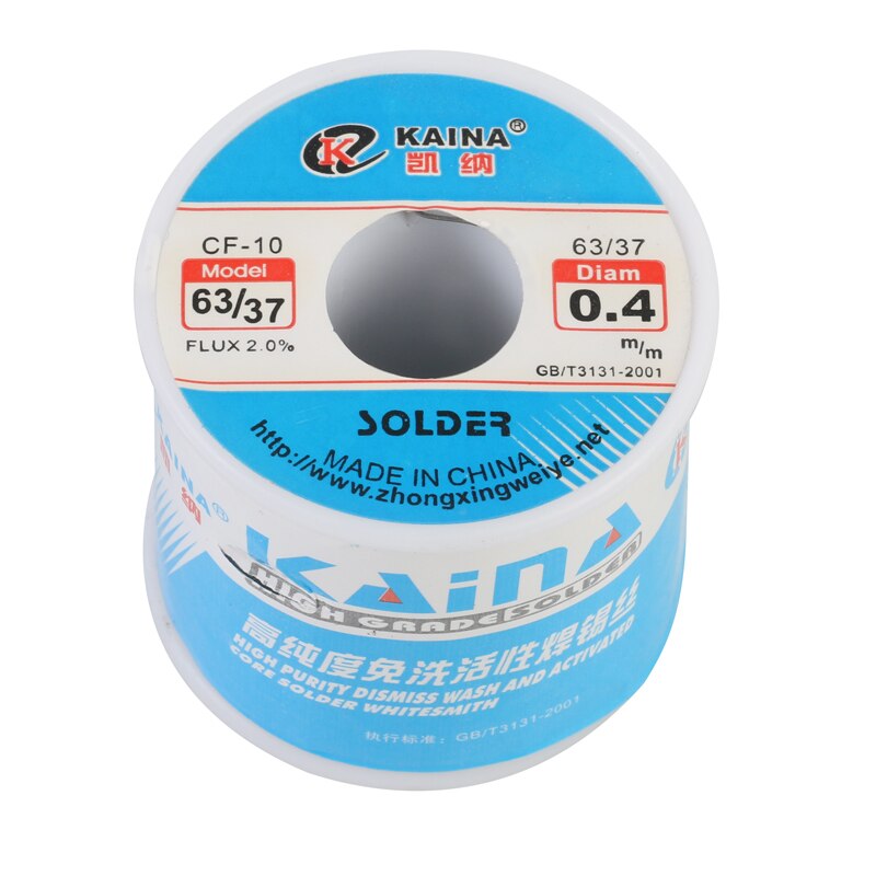 KAINA 0.4/0.5/0.6/0.8/1mm 450g Soldeer 63/37 Tin Tin Lead Wire soldeer Hars Kern Soldeer Flux Solderen Lassen