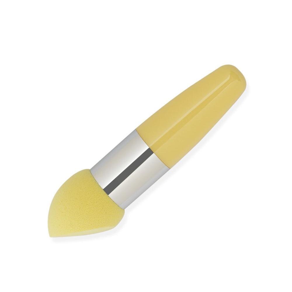 Portable Candy Color Handed Beauty Sponges Foundation Sponge Handle Makeup Puff Cosmetic Sponge Face Make Up Powder Puff Tool
