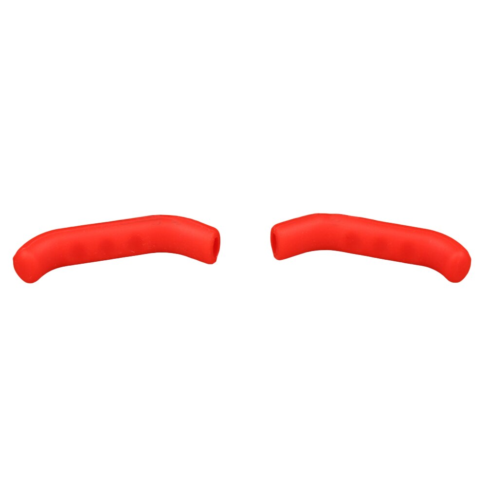 Zachte remhendel siliconen hoes mountainbike beschermhoes antislip: Rood