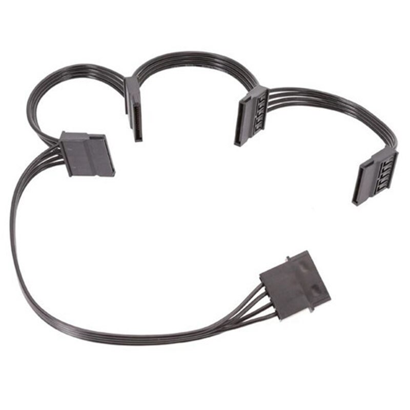 -3X Optical Drive Bay to 4-Bay 3.5Inch SATA SAS HDD Cage Rack Bracket Hard Drive Tray Caddy Adapter with SATA 3.0 Cable